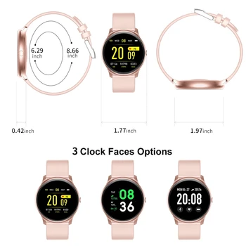 Ceas inteligent Noua Moda Modernizate KW19 Pro Full Touch Screen Femei Inteligent ceas sport rezistent la apa smartwatch pentru IOS și Android