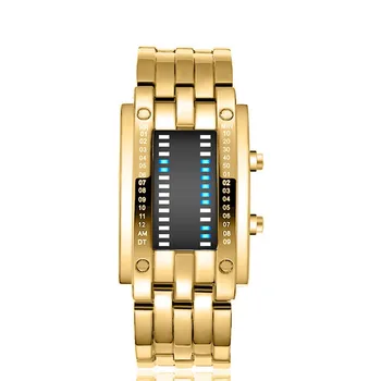 Ceasuri barbati Top Brand de Lux de Aur Pătrat Negru Cuarț ceas pentru bărbați 2020 Impermeabil de Aur de sex Masculin Ceas de mână pentru Bărbați ceasuri Reloj Hombre