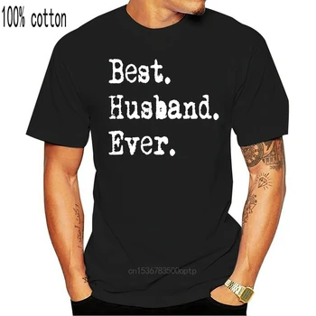 Cel Mai Bun Vreodată Soțul T-Shirt Căsătorie Soția Partener De Top Cadou De Ziua De Nastere Amuzant Cadou De Calitate Superioara Tricou