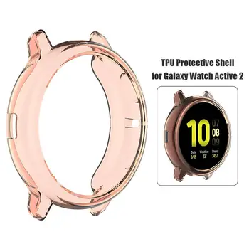 Clar TPU Protector Caz Acoperire pentru Samsung Galaxy Watch Active 2 44mm SM-R820 de Protecție a Mediului și Durabilitate
