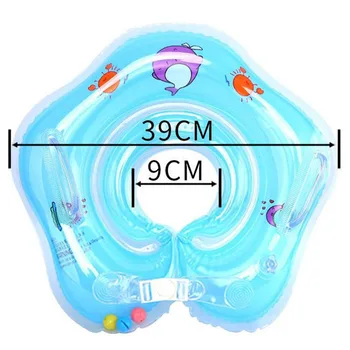 Copilul Gât Float Copii Gonflabile Înot Inel Nou-Născut Geamandura Piscină Accesorii Pentru Sugari De Baie Gât Inelul De Cerc Pentru Copii