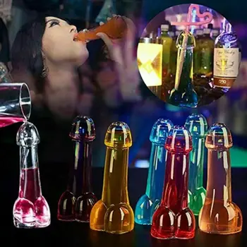 Creative În Formă De Penis Pahar De Vin Cupa De Cristal Clar Pahar De Cocktail Partid De Băut Bar Club Halbă De Bere Bar Alimentare
