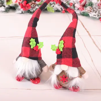 Crăciun Decorare Fereastră Fără Chip De Păpușă Decoratiuni De Craciun Nordic Creative Papusa Ornamente