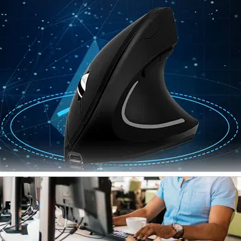 Cu fir dreptaci Verticale Mouse-ul Ergonomic Mouse de Gaming 800 1200 1600 DPI, USB, Optic Încheietura mâinii Sănătate Mouse-ul pentru Calculator PC