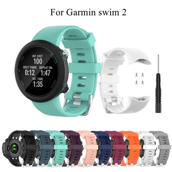 Curea de Ceas silicon Pentru Garmin Swim 2 Ceas Inteligent Trupa de Înlocuire brățară Brățară Correa cu Instrumentul Pentru Garmin Swim2