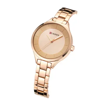 CURREN 9015 Doamnelor Ceas Simplitate Frumoasa din Oțel Inoxidabil de Lux, Ceasuri de mână Moda Doamnelor Ceasuri