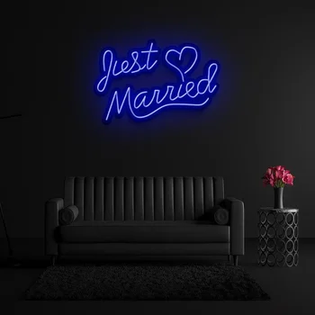 Căsătorit Cu Led Neon Pentru Dormitor Petrecere De Nunta Decor De Crăciun Cadou Lampa Neon