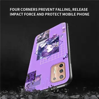 Demon Slayer Anime Silicon Caz de Telefon Pentru Motorola G9 Juca G10 G30 O Fuziune G 5G Plus G8 Putere Lite păstrăm e6 Fundas Acoperi Coque