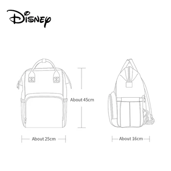 Disney Mickey Mouse USB Copil Scutec Sac de Depozitare de Mare Capacitate Copil Cărucior rezistent la apa Sac de Călătorie Multifuncțional Sac de Scutec Nou
