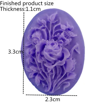 DIY forma de floare gel de siliciu mucegai tort de decorare Instrument de bucătărie de gătit produse de ciocolată mucegai