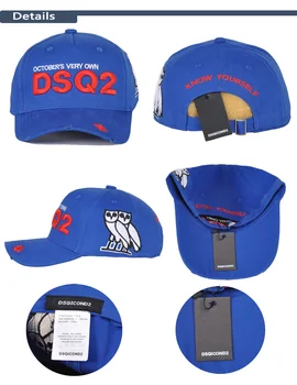 DSQICOND2 Sepci de Baseball de Bumbac PICTOGRAMA Scrisori de Înaltă Calitate Capac Bărbați Femei Broderie Design Sapca Trucker Hat Snapback Cap Pălării Tata