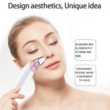 Electric Pete Remover Aspirație Vacuum Facial Skin Deep Nas Porilor Filtrului cu Trei Cam Fraieri Estetica Design