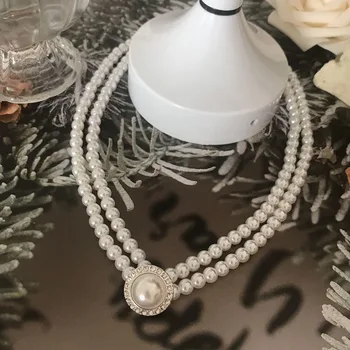 Elegant Cravată Colier, Perle Acrilice Dulce, Drăguț Colier Bijuterii De Nunta Petrecere