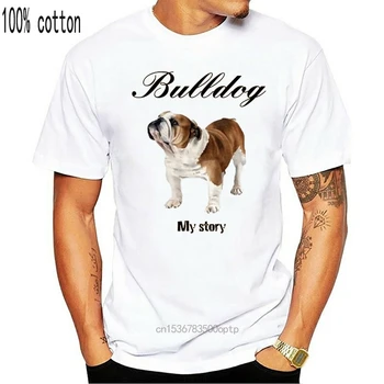 Engleză Bulldog, Câine, Cățeluș T-Shirt Pentru Barbati Femei Copii, Barbat Femeie Copil femei tricou