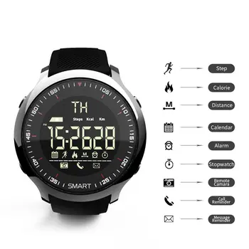 EX18 Ceas Inteligent Profesionist de Scufundări Sporturi Smartwatch Mesaj pe Telefon în aer liber Bărbați Smartwatches