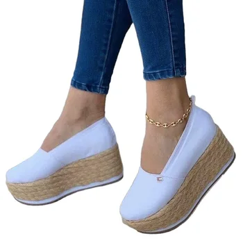 Femei Pantofi Plat Vara Vulcanizat Pantofi Solide Fund Gros Sandale pentru Femei de Moda Papion Casual Pantofi pentru Femei Plus Dimensiune