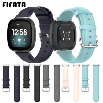 FIFATA din Piele Sport Curea de Ceas Pentru Fitbit-Versa 3/Fitbit Sens Ceas Inteligent de Înlocuire Bratara Pentru Fitbit-Versa 3