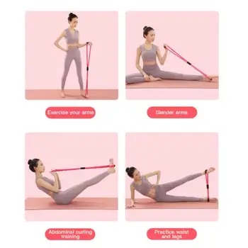 Fitness Cauciuc Benzi Elastice Yoga 8 Cuvânt Chest Expander Benzile De Rezistență Expander Coarda Antrenament Musculare, Pierderea In Greutate Artefact
