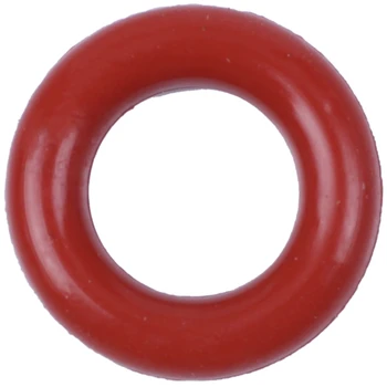 Flexibil inel de etanșare / O-inel, confectionat din silicon, 8 x 14 x 3 mm, rosu caramiziu, 10 bucati