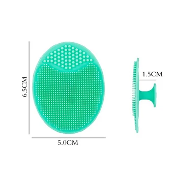 Gel de siliciu Faciale Perii de Curățare Curățați Pielea Profund Multi-culoare Opțional Piele Demachiant Exfoliant Instrument Portabil Unisex Dropship