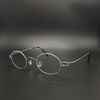 Handmade, vintage oval mic miopie anti-albastru ochelari fără șurub retro fotocromatică baza de prescriptie medicala presbyopic optice, Ochelari de vedere