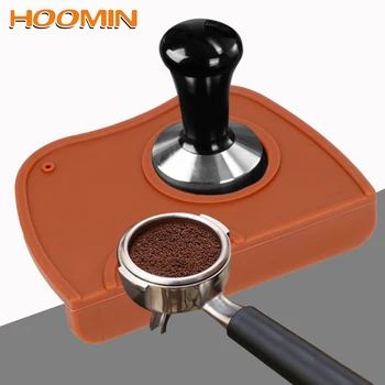 HOOMIN 1buc Silicon Cauciuc Colț Mat Rezistent la Alunecare Pad Suport Instrument de Cafea Espresso Tamper Mat Barista Cafea Compactare Mat