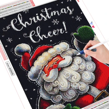 HUACAN 5D Diamant Pictura Crăciun Stras Kit Complet de Gaurit cu Diamant Broderie Desene animate Mozaic Tablă Decor de Crăciun