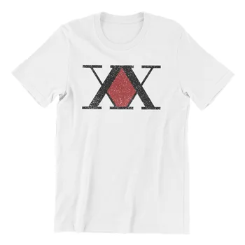 Hunter x hunter roșu Anime T-shirt Negru Essentials Cupluri de Potrivire Supradimensionate Maneca Streetwear Bărbați Îmbrăcăminte 23891
