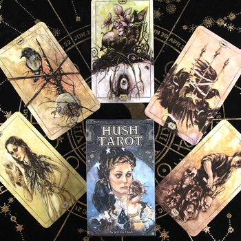 Hush Cărți De Tarot Noi Cărți De Tarot Pentru Incepatori Cu Ghid Carte De Joc Tabla De Joc Rafinat Și Ghid