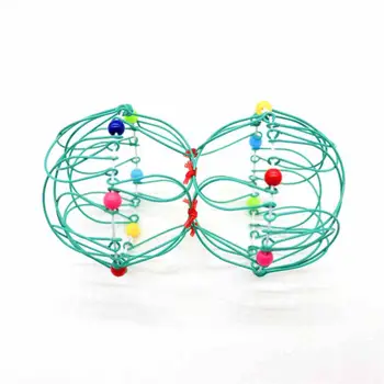 Inel de Blocare Jucărie Mandala Coș de Flori JUCĂRIE Sârmă Mandala cu Flori 3D Mandala Meditație Copil Jucărie Jucărie de Învățământ Pentru Copii Magicial Jucarii