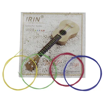 IRIN 4-6 buc/set Nailon Curcubeu Colorat Ukulele Siruri de caractere Durabil piese de schimb pentru Chitara Ukulele Instrument Muzical Dotari