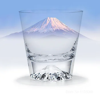 Japoneze Muntele Fuji Crystal Pahar De Vin Munte De Zăpadă Xo Whisky Rock Ochelari Fujiyama Snowberg Whiskey Pahar De Apă Cupa Cutie De Cadou