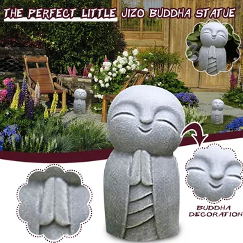 Jizo Statuie Perfectă Pic Jizo Buddha Pentru Casa Sau Gradina Decor în aer liber decoración de habitación декор для комнаты