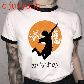 Karasuno Haikyuu Harajuku Kawaii T-shirt Femei Femme de Desene animate Amuzante Oya Oya Oya Kuroo Tricou Drăguț Grafic Tshrit Sus Teuri bărbați