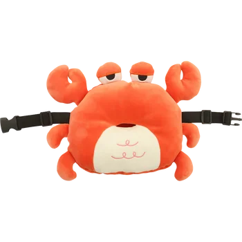 Kawaii Leu Crab Pluș Umplute Papusa Moale Țesut De Pompare De Depozitare Jucarii Pentru Copii Copii Cadou Cutie De Tesut Masina Tava Mașină Prosop De Hârtie De Pompare