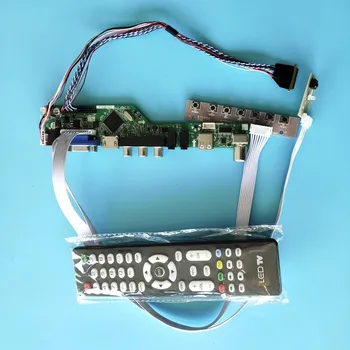 Kit pentru LTN156AT32 Controller placa Audio de la distanță Ecran compatibil HDMI LCD VGA 1366x768 LED-uri cu panou de Afișare USB TV AV monitor