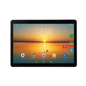 KT107 Gaură Rotundă Tableta 10.1 Inch HD Ecran Mare, Android 5.1 Versiune de Moda Comprimat Portabil 8G+64G Negru Tableta