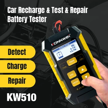 KW510 Baterie de Masina Tester Multifunctional Puls Masina Repararea Încărcătoare de Baterii Auto de Întreținere Instrument de Diagnosticare Auto Dispozitiv