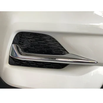 Lampă de Ceață față, Lumini Pleoapa Spranceana Capacul Ornamental Autocolant Pentru Nissan Qashqai J11 2018 2019 Auto Accesorii Auto ABS Cromat