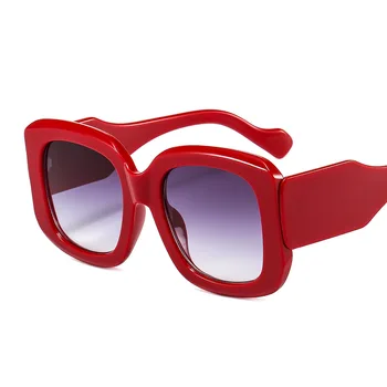 LongKeeper Supradimensionat Ochelari De Soare Patrati Femei Epocă De Mare Cadru Ochelari De Soare Damele De Lux, Marca Gradient Nuante De Moda Gafas