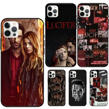 Lucifer și chloe de Caz Pentru iPhone 11 Pro XS Max XR X Acoperire Moale Pentru iPhone 12 Mini 7 8 Plus SE Caz de Telefon