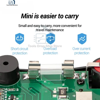 M118A LCD Digital Mini Multimetru Tester Auto Mmultimetro True Rms Tranistor Metru Cu NCV Datelor 6000counts Lanterna