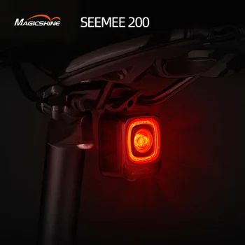 Magicshine Biciclete Inteligent de Frânare Automată de Detectare Lumina SEEMEE 200 IPx6 Impermeabil Încărcare cu LED-uri de Biciclete din Spate Lumina de Ciclism Stop Acce