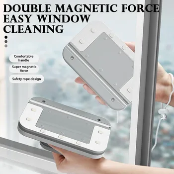 Magnetice De Sticlă Ștergător Se Spală Fereastra Magneți Dublu Partea Perie De Curățare Magnetic Perie Pentru Spălat Geamuri Instrument De Curățare Acasă