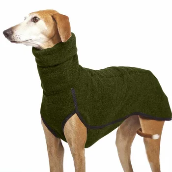 Mai Nou Câine De Companie De Înaltă Guler De Sacou Cald Iarna Medium Large Dog Coats Câine Mare Palton Solid Îngroșa Câini Pulovere Animale De Companie Consumabile