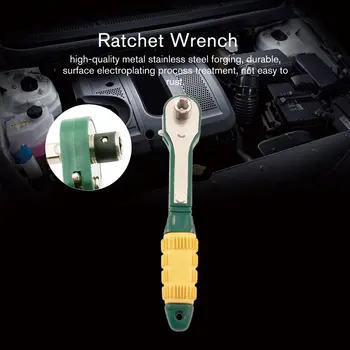 Mini 1/4 inch Cuplu Mare Ratchet Wrench Cheie de Reparații Socket Spanner Eliberare Rapidă Instrument pentru Fabrici de Modificare Masina