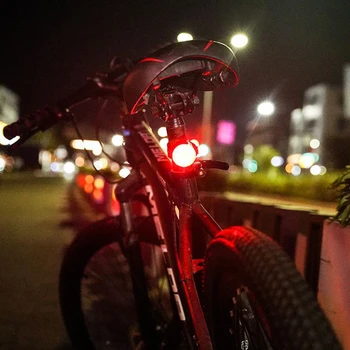 Mini USB Reîncărcabilă Noapte de Echitatie Avertizare de Siguranță Stop Multifunctional Biciclete de Munte Biciclete Stopul de Avertizare Stop
