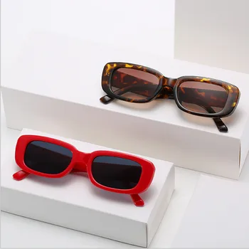 Moda de Strada Noi ochelari de Soare Europene și Americane Tendință Cutie ochelari de Soare Moda Personalitate Pătrat Ochelari Femei