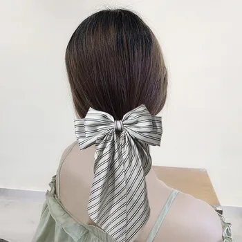 Moda Hairgrips Mare Mare Arc Ac De Păr Pentru Femei Fete Agrafe De Par La Modă Satin Barrette Casual Clip De Păr Drăguț Arc Panglică Doamnelor