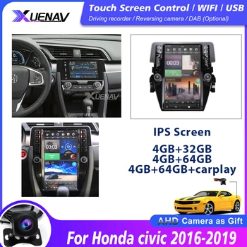 Multimedia auto jucător de radio Pentru Honda civic 2016 2017 2018 2019 autoradio dvd player pentru Masina honda GPS navi Player cu carplay